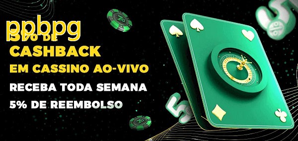 Promoções do cassino ao Vivo ppbpg
